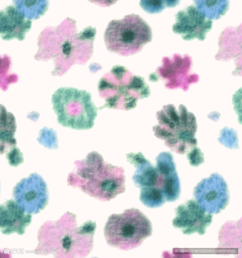 朦胧花朵
