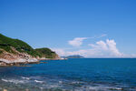海边美景蓝天碧海青山