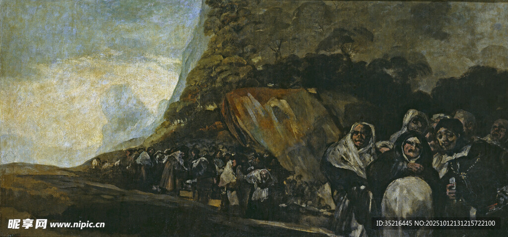 古典战争场景油画