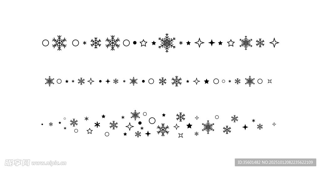 雪花图案