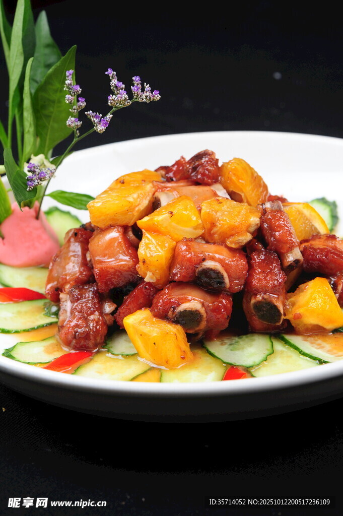 美味水果炒虾仁