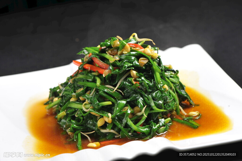 凉拌菠菜