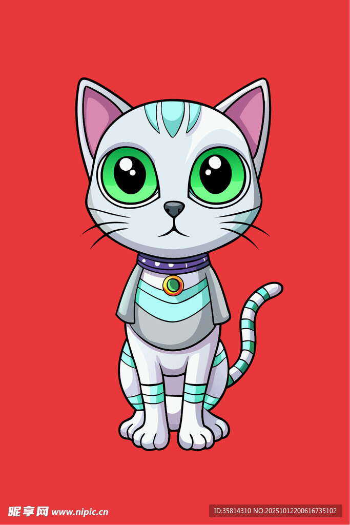 可爱卡通猫咪形象