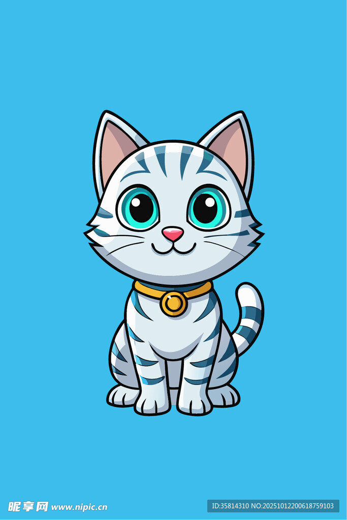 可爱小猫卡通形象