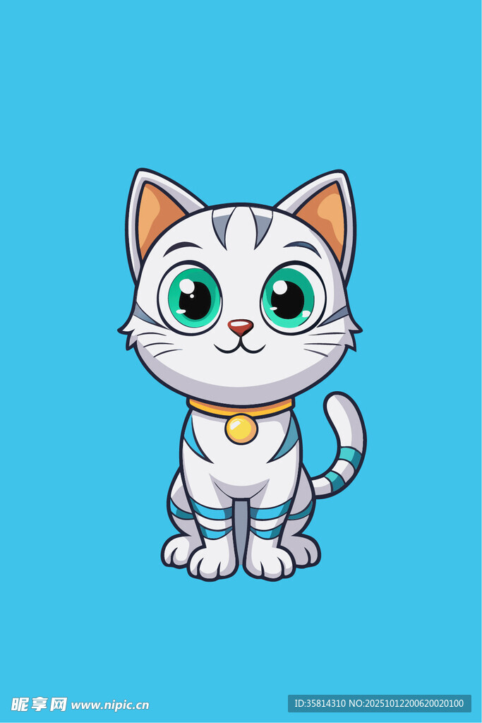 可爱卡通小猫