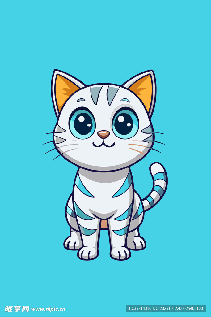 可爱卡通猫咪