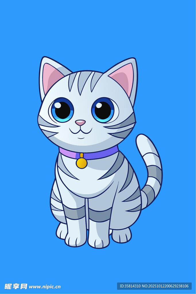可爱猫咪卡通形象