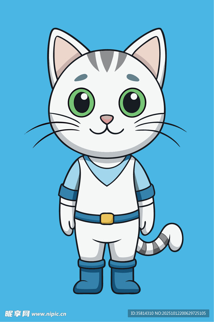 穿宇航服的可爱猫咪