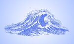 蓝色海浪 