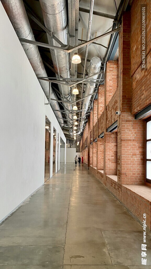工业风长廊空间展示