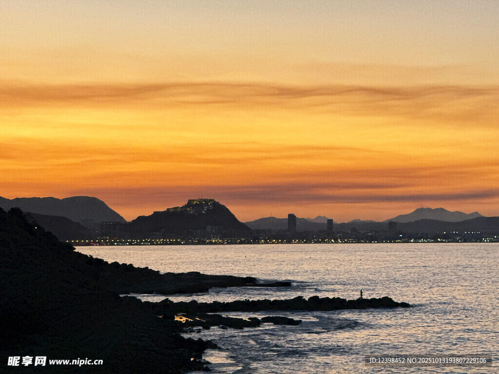 海边日落美景