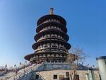 洛阳天堂明堂景区壮观塔楼