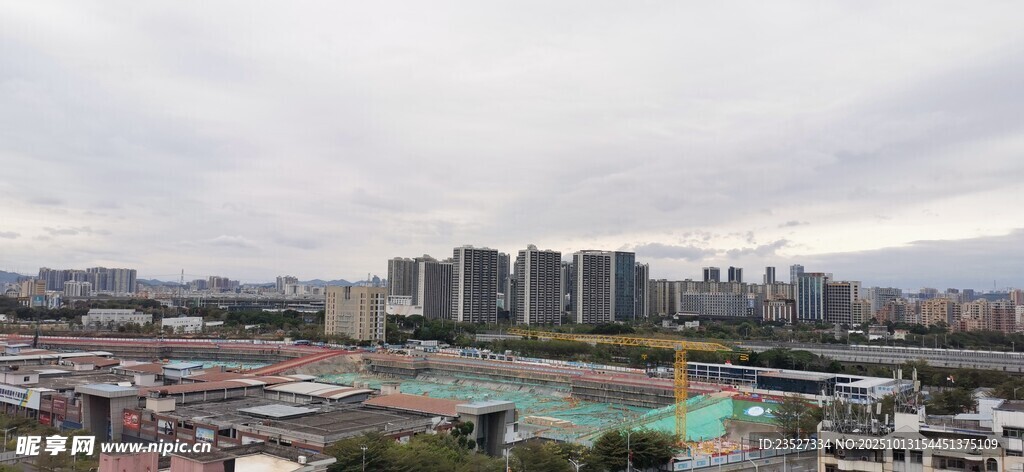 顶楼风光远眺