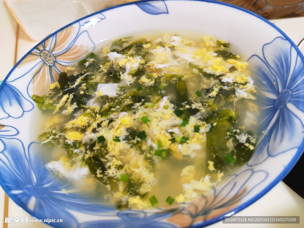 紫菜蛋花汤