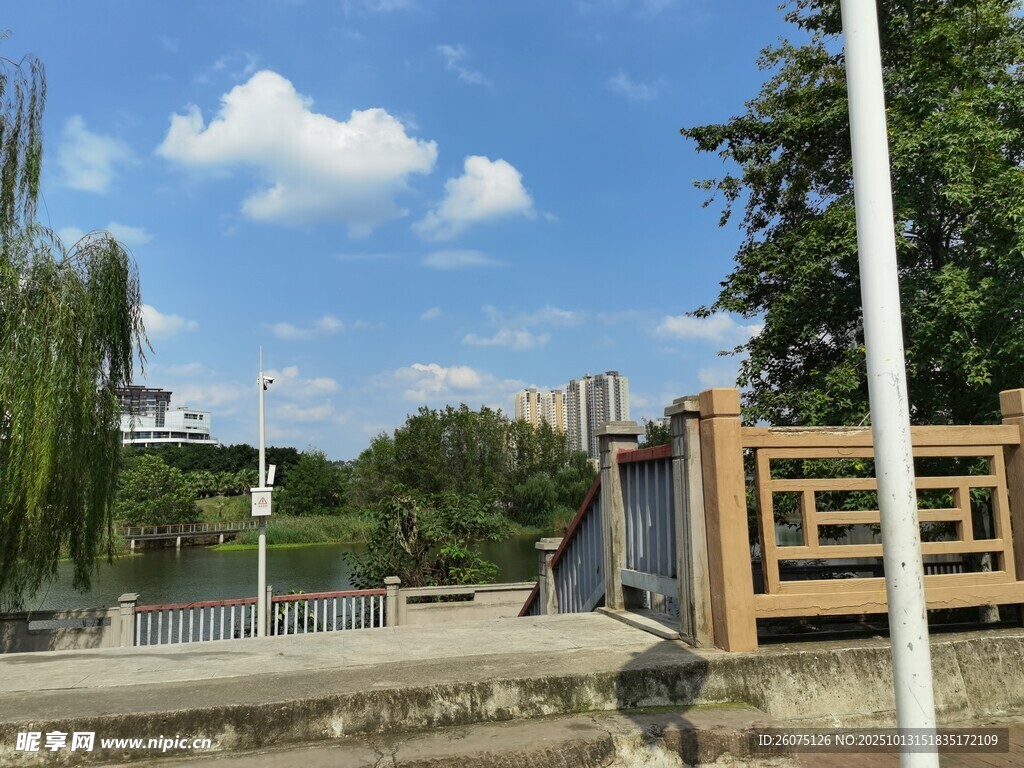 河畔风景