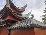 中式古建筑屋顶一角