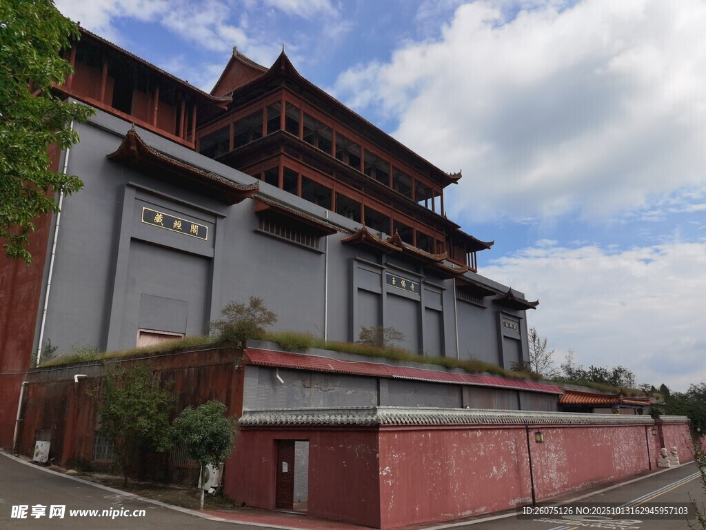 中式古建筑外观景致