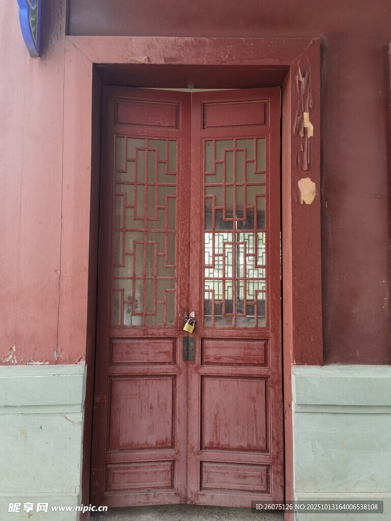 中式传统红木门