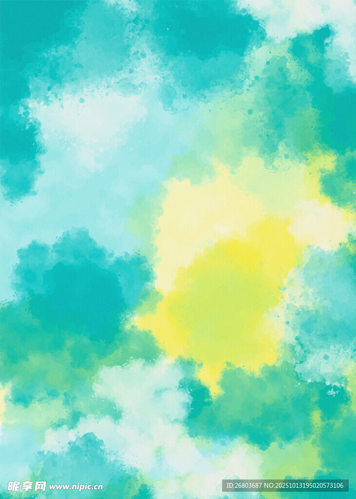 梦幻水彩背景