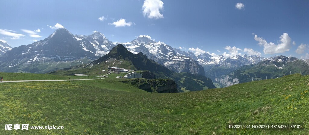 高山绿野美景