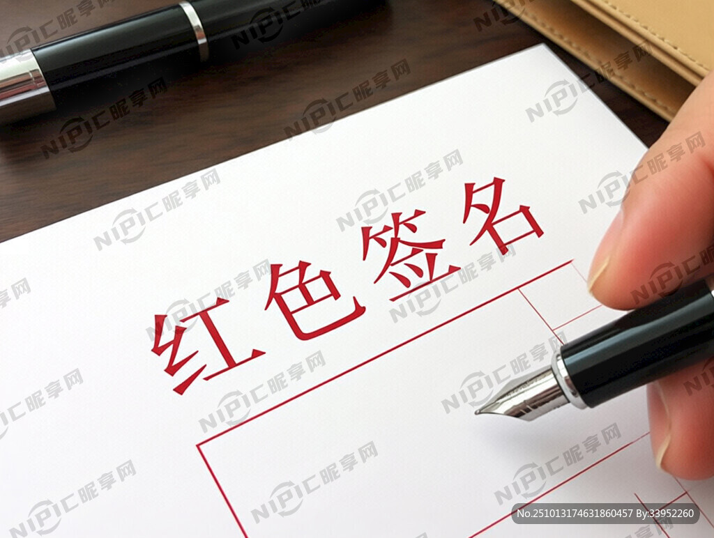 红色签名单
