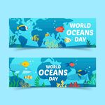 世界海洋日横幅设计