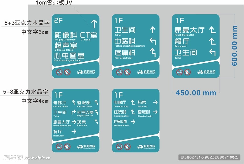医院导视牌