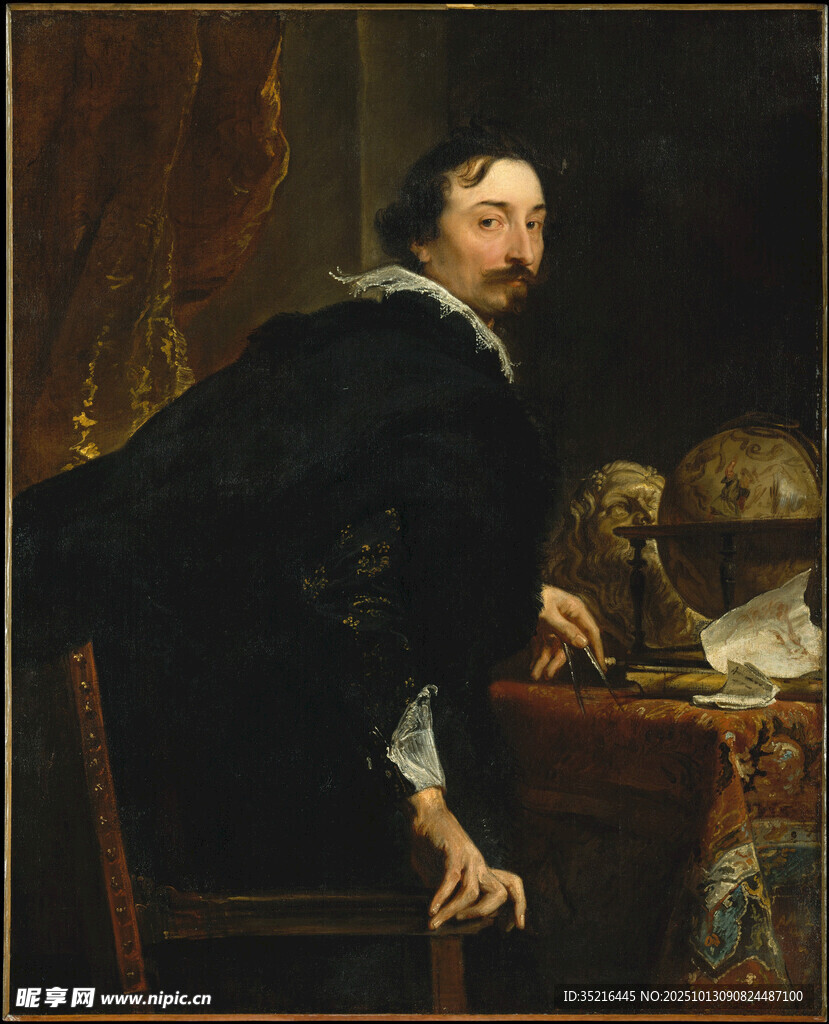 古典男士肖像画