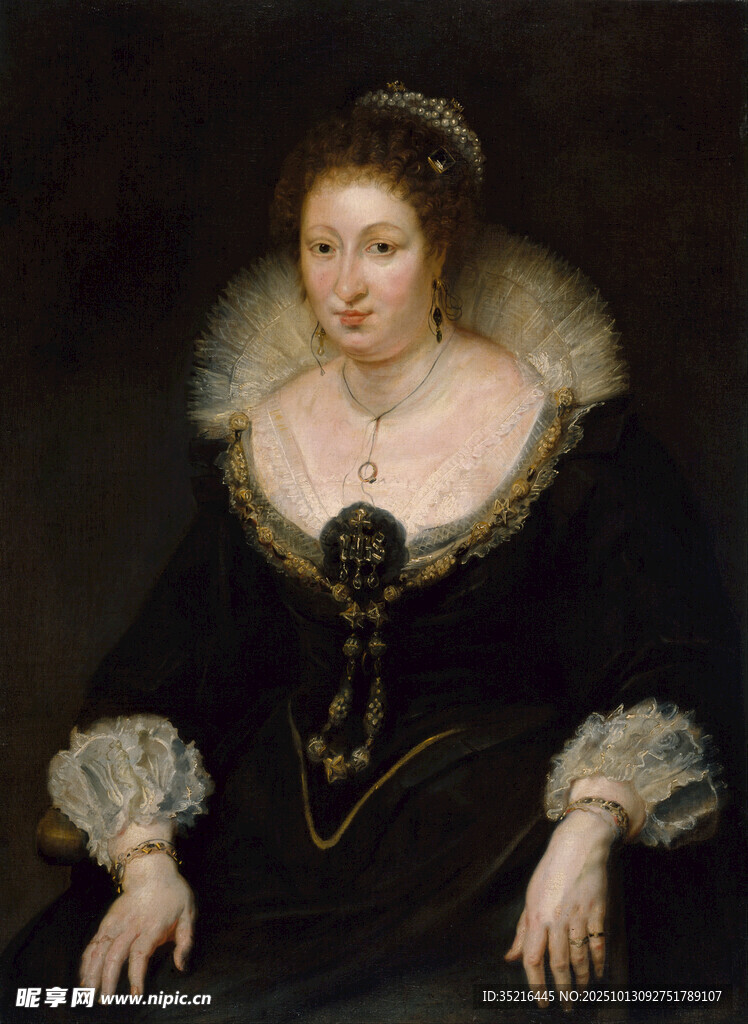 古典贵妇肖像画