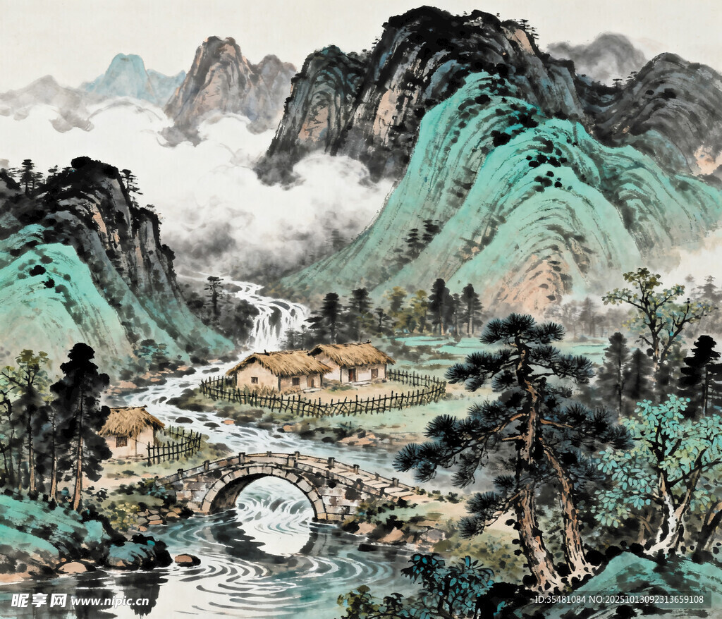 AI山水画