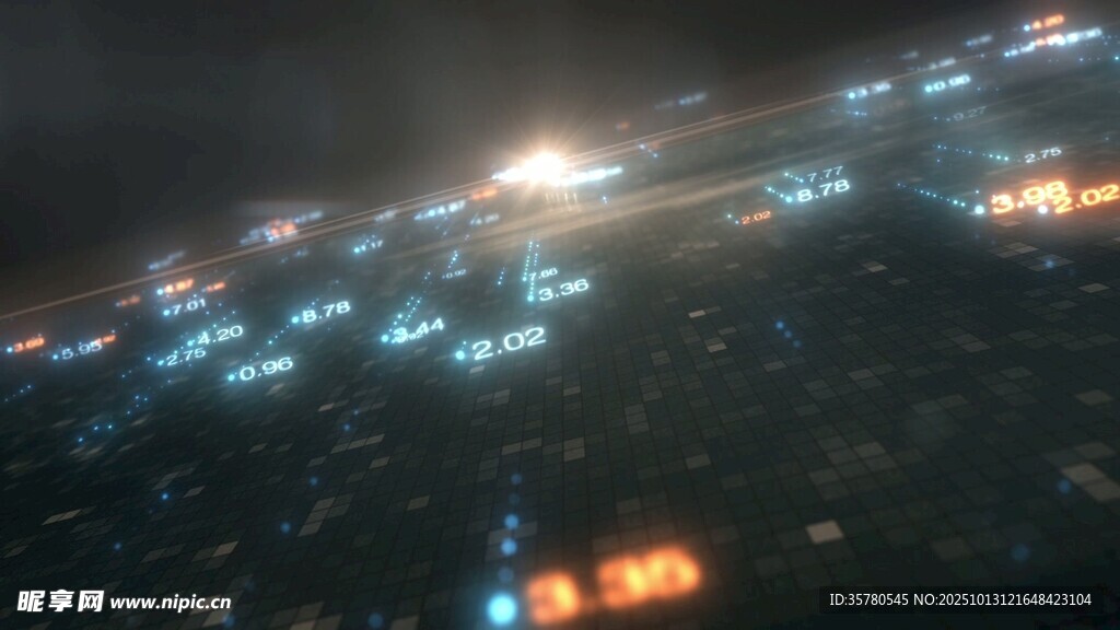 城市夜景俯瞰图