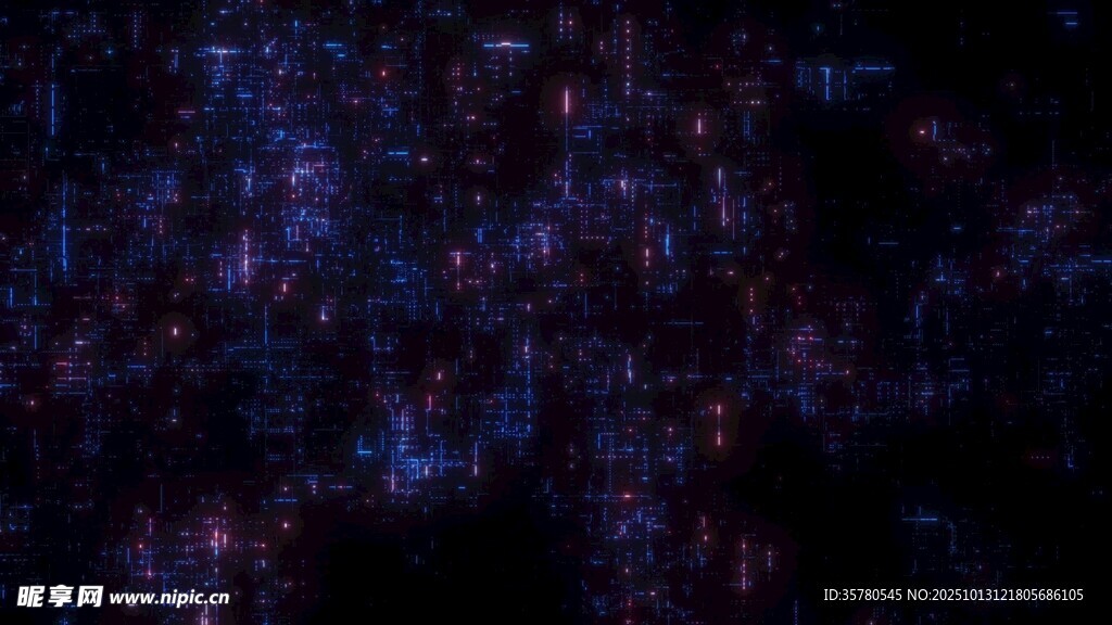 梦幻星空闪烁画面