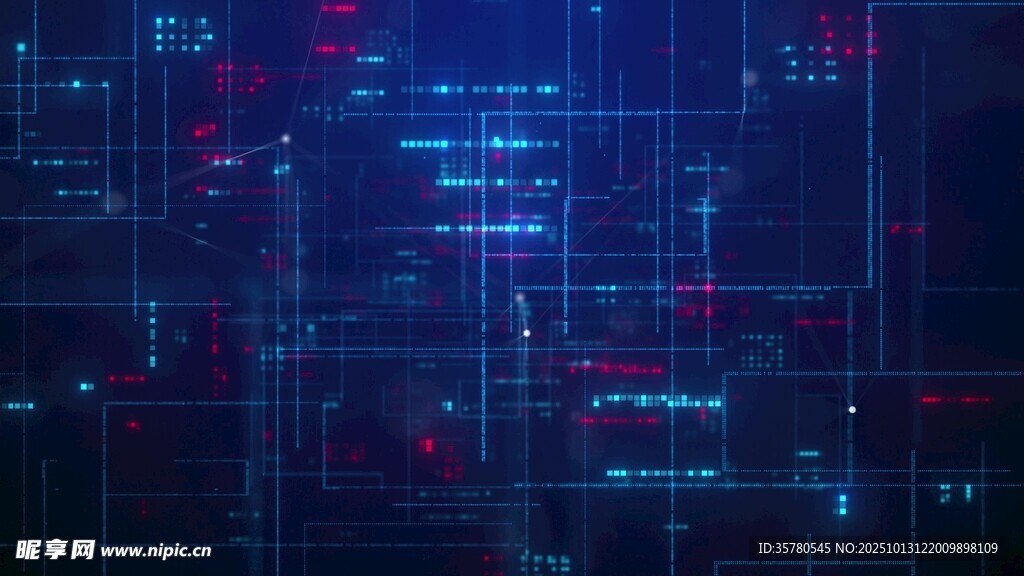 科技感十足的代码背景画面