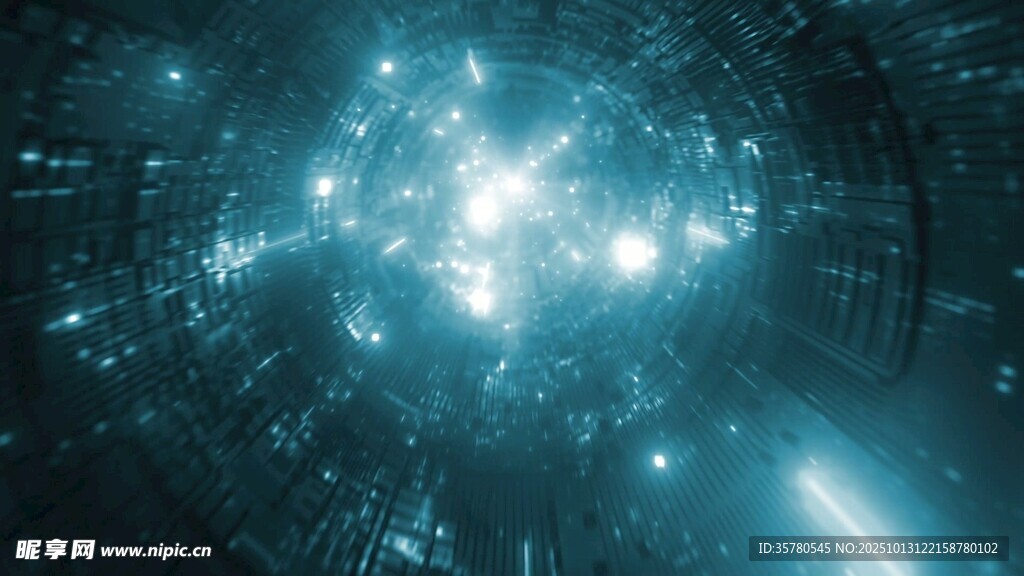 科技感未来宇宙空间景象