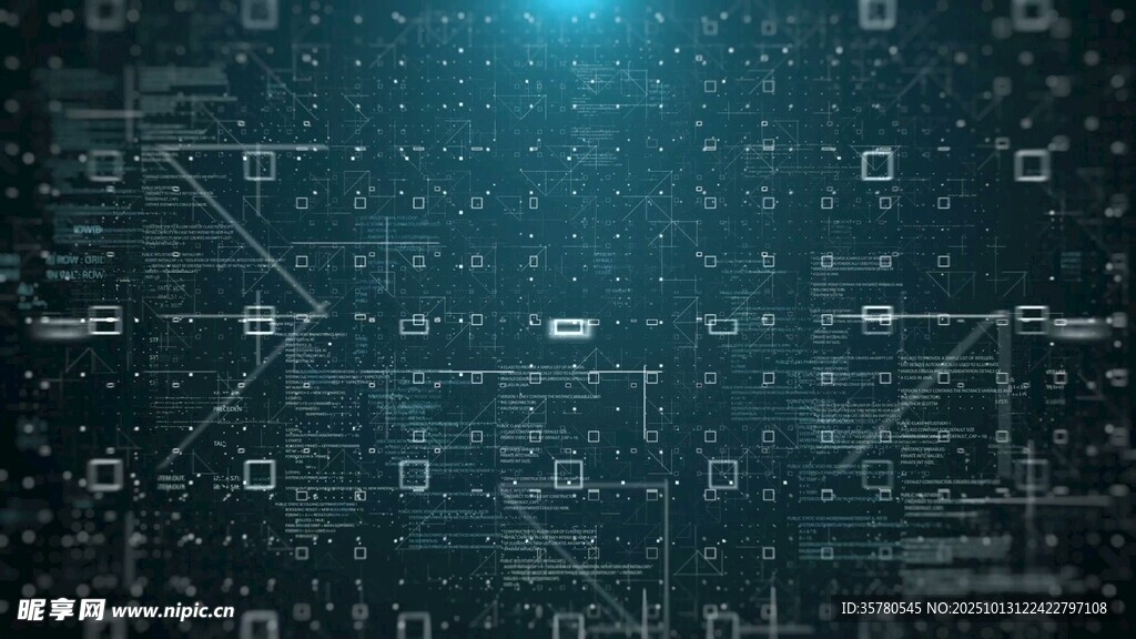 科技感数字背景图案