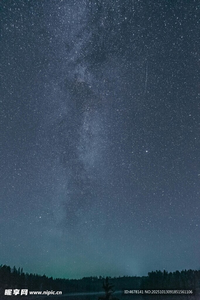 夜空下的璀璨星河