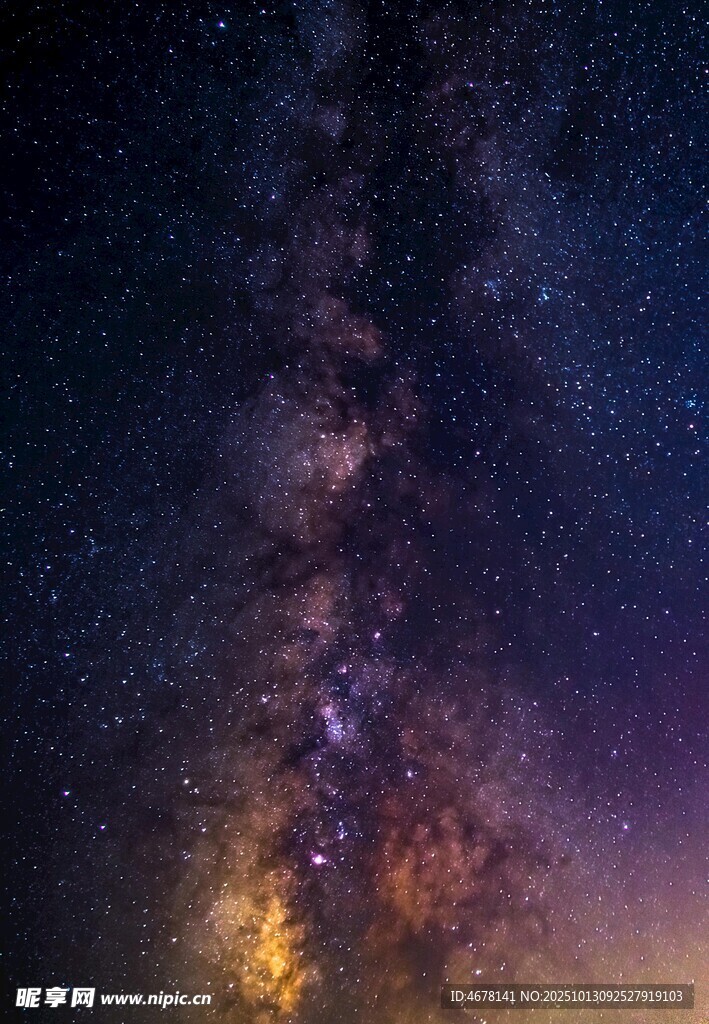 璀璨星空下的梦幻银河