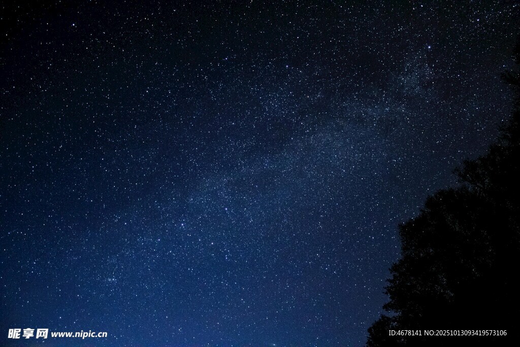 夜空下的璀璨星河