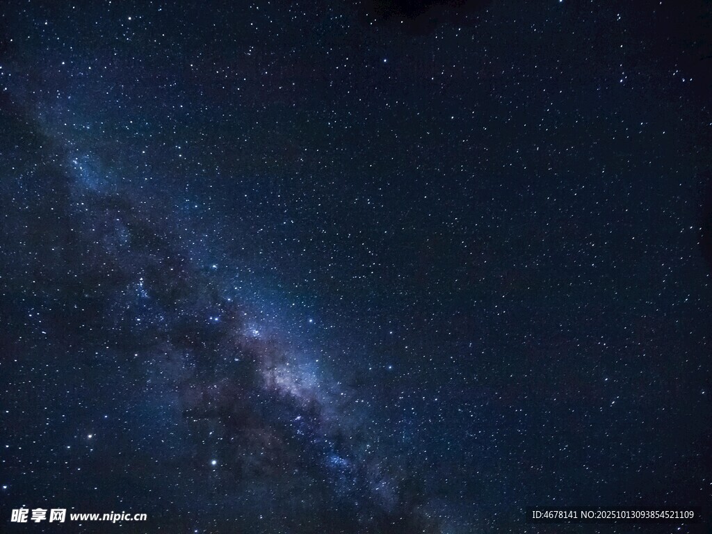 璀璨星空下的梦幻银河