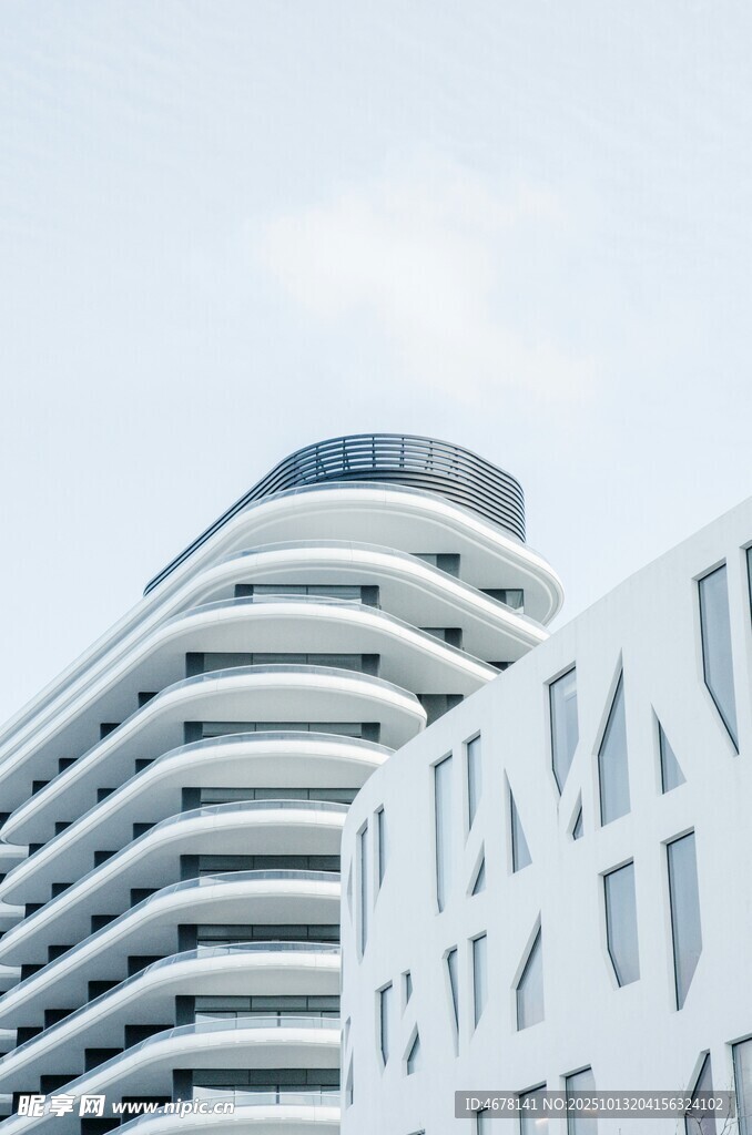现代风格独特建筑外观
