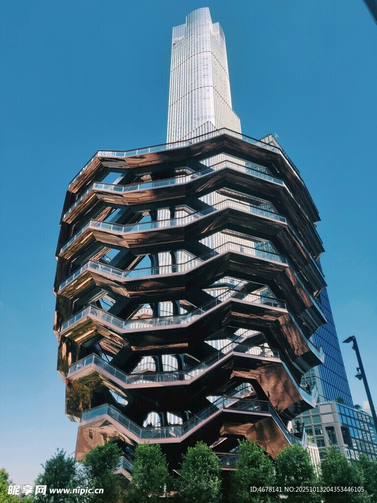 独特造型的现代建筑
