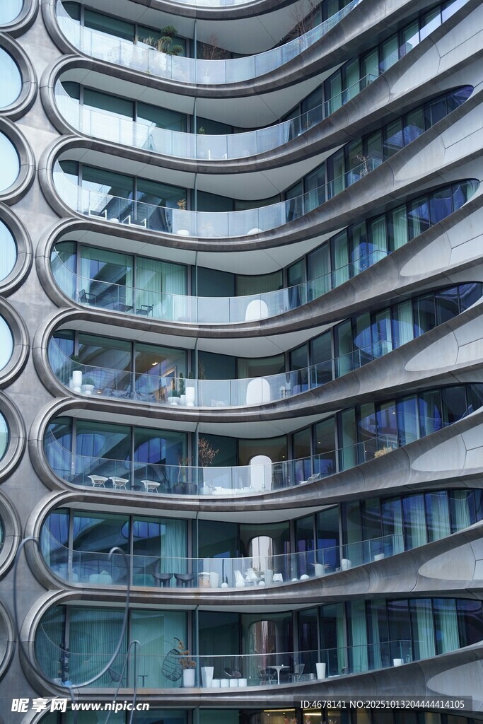 现代风格独特外观建筑