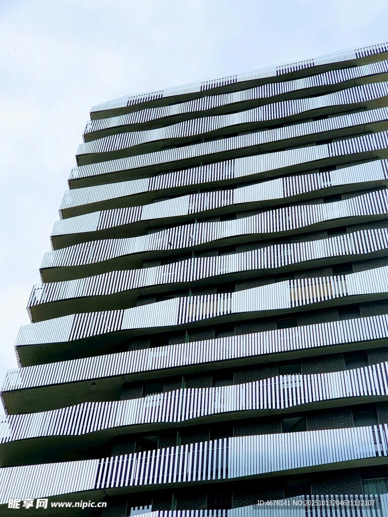 现代风格高层玻璃建筑
