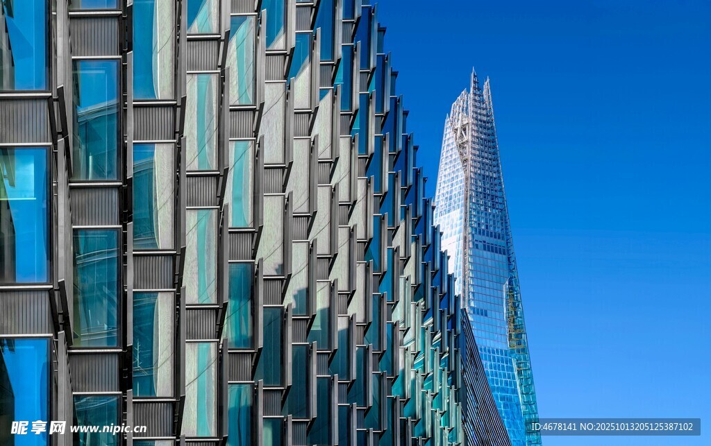 现代高楼建筑外观景观
