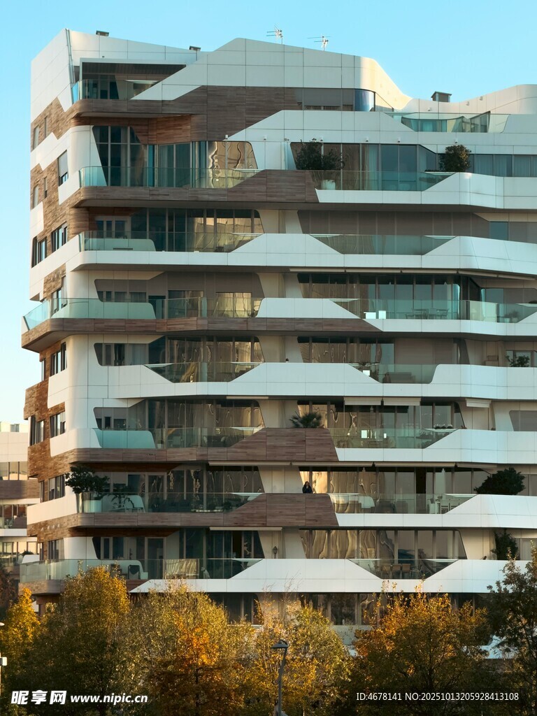 现代风格高层住宅建筑