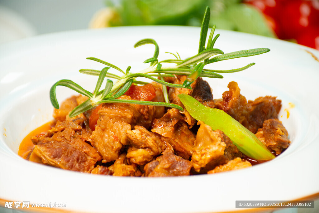 美味香辣鸡肉块
