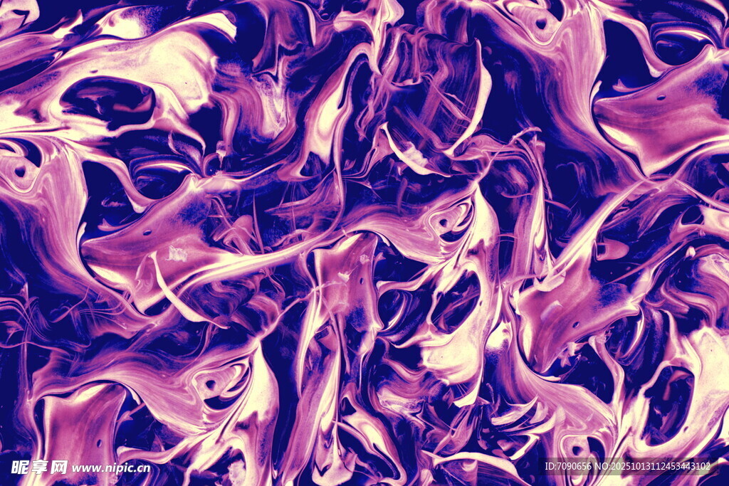 梦幻紫色流体纹理图案