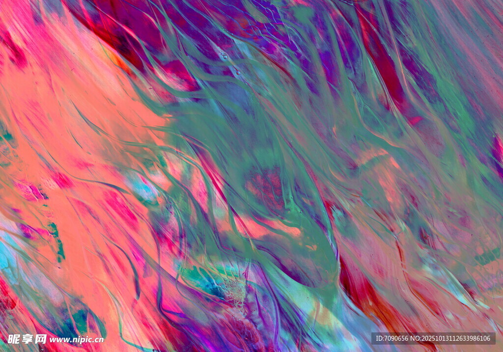 梦幻炫彩抽象流体艺术