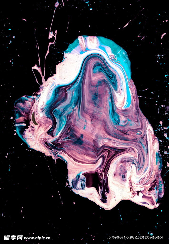 梦幻流体艺术图案
