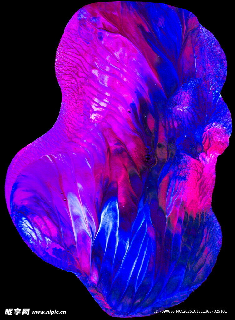 梦幻炫彩流体艺术图案